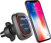 Oggetto di supporto magnetico per ventosa auto con design pieghevole e 360° di rotazione