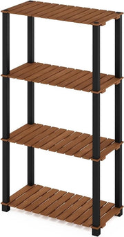 Sostegno in legno per piante - adatto per interni ed esterni - naturale/nero