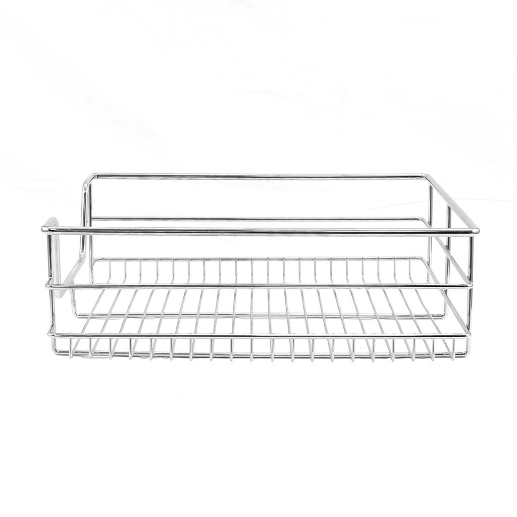 Tirare Fuori Cestini in Acciaio da Cucina Cestelli Organizzazione Credenza d a60cm
