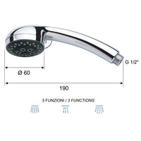 Doccetta idromassaggio a 3 funzioni