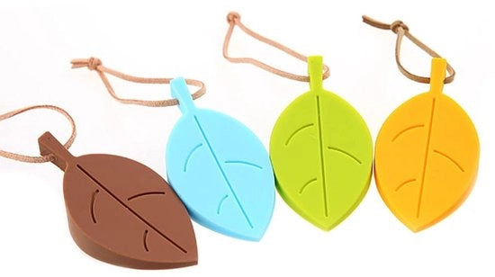 Stopper per porta in silicone, 4 pezzi, protezione per dita decorativa, flessibile e resistente, sicuro per uso domestico, 9 cm di lunghezza