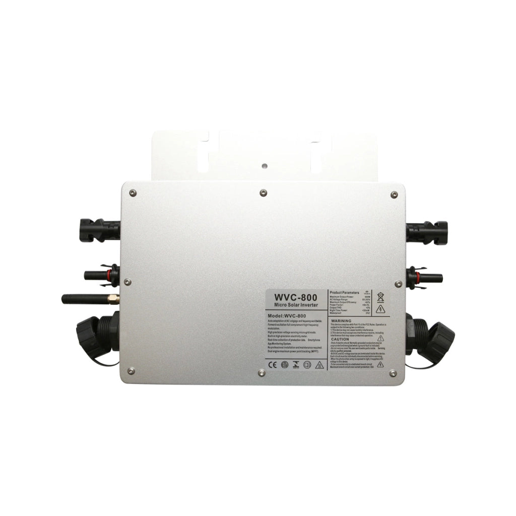 Microinverter per pannelli solari fotovoltaici 800W, 230V, WiFi, IP65, MPPT