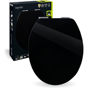 Sitzplatz 40233 0, sedile copri-wc nero