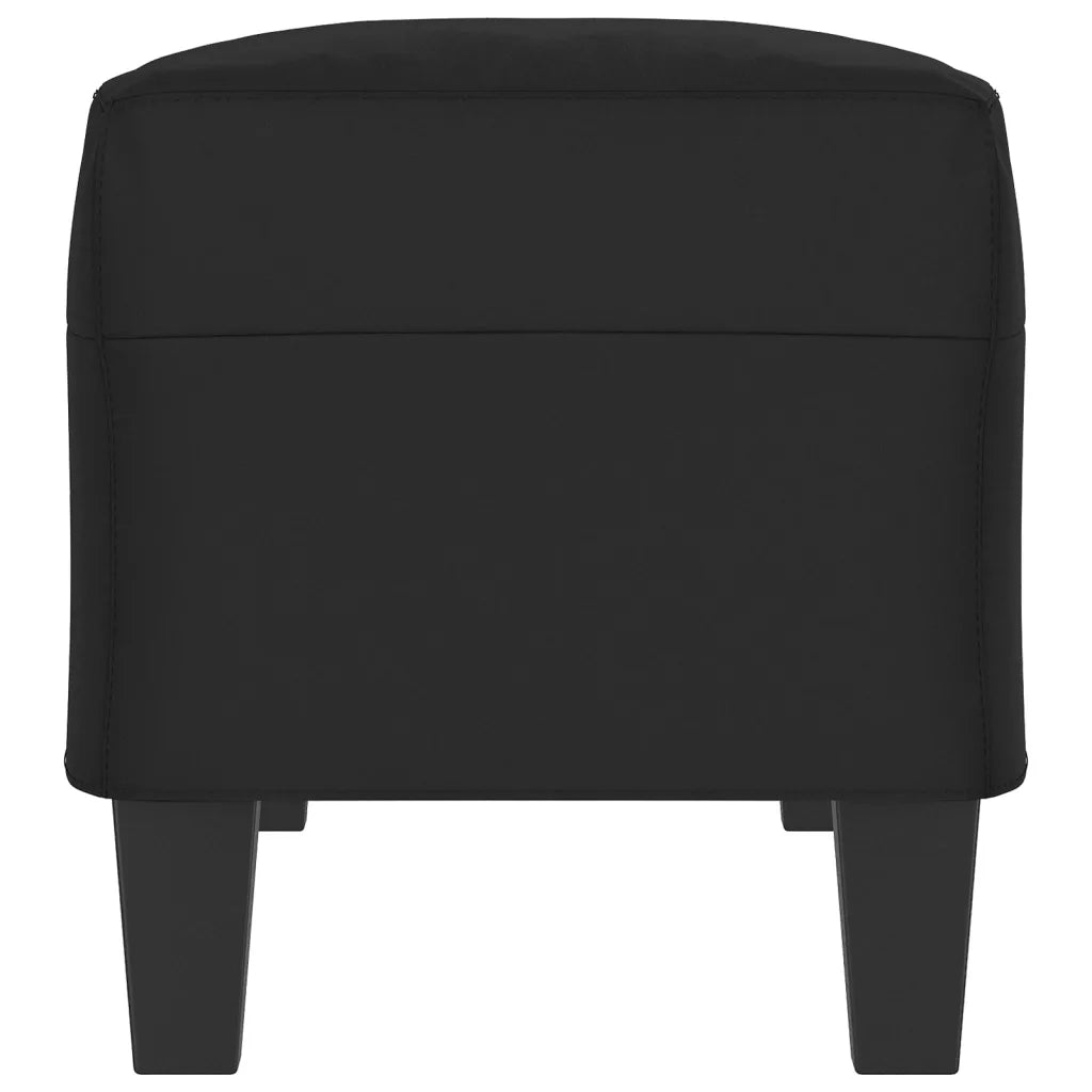Panca Nera 100x35x41 cm in Microfibra cod mxl 74185