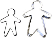 Set di Forme di Biscotti - Dimensioni 9 e 14 cm - Fatto di Alluminio - Set da 2 (piccolo e grande) - Fatto in Germania