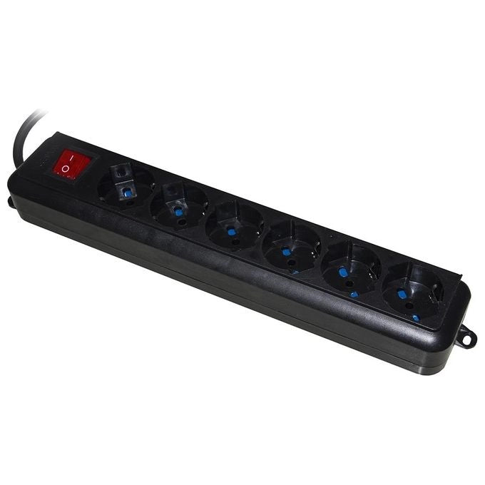 Link Accessori LKMP06N prolunghe e multiple 1,5 m 6 presa(e) AC Interno Nero