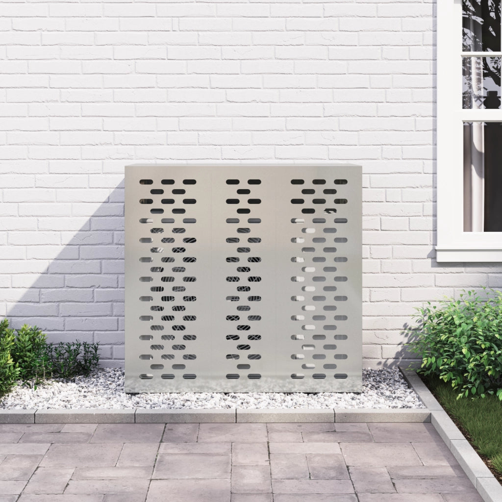 Copertura per Condizionatore d'Aria 110x50x105 cm Acciaio Zincato