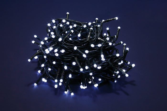 Luci di Natale Led a Luce Calda Fredda Bianca da Esterno Interno Addobbi Albero Temperatura di colore: Luce Bianca, Numero Led: 1000