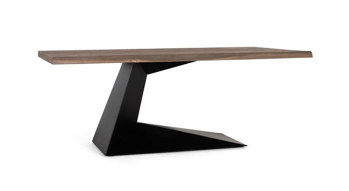 Tavolo in legno di acacia e metallo 200 cm