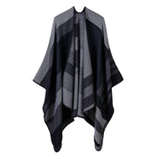 Sciarpa double face, in classico cashmere, mantella/scialle versatile e semplice