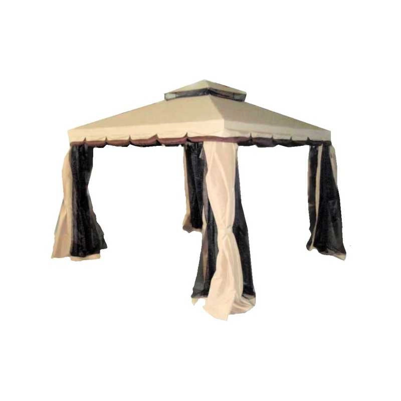 Gazebo Alluminio Colonna Zanzariera 3X3 Vette 06274