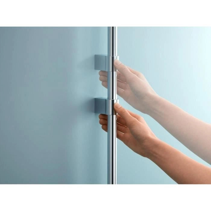 Set doccia con soffione 3 getti, asta 90 cm e flessibile - GROHE Vitalio Start 110 26956001 - Risparmio idrico - Cromo