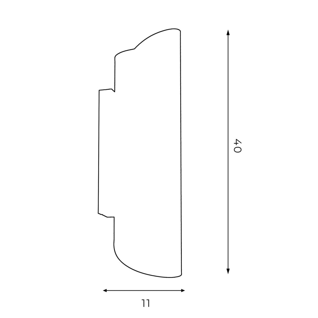 Applique Barbos 2xG9 bronzo acciaio rullo Luminex