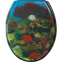 Sanitop-wingenroth, sedile copri-wc, motivo: scogliera 3-d 40544