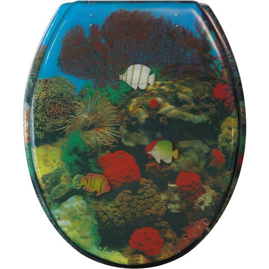 Sanitop-wingenroth, sedile copri-wc, motivo: scogliera 3-d 40544