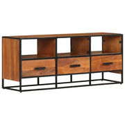 Mobile Porta TV 110x30x45 cm in Legno Massello di Acaciacod mxl 79463