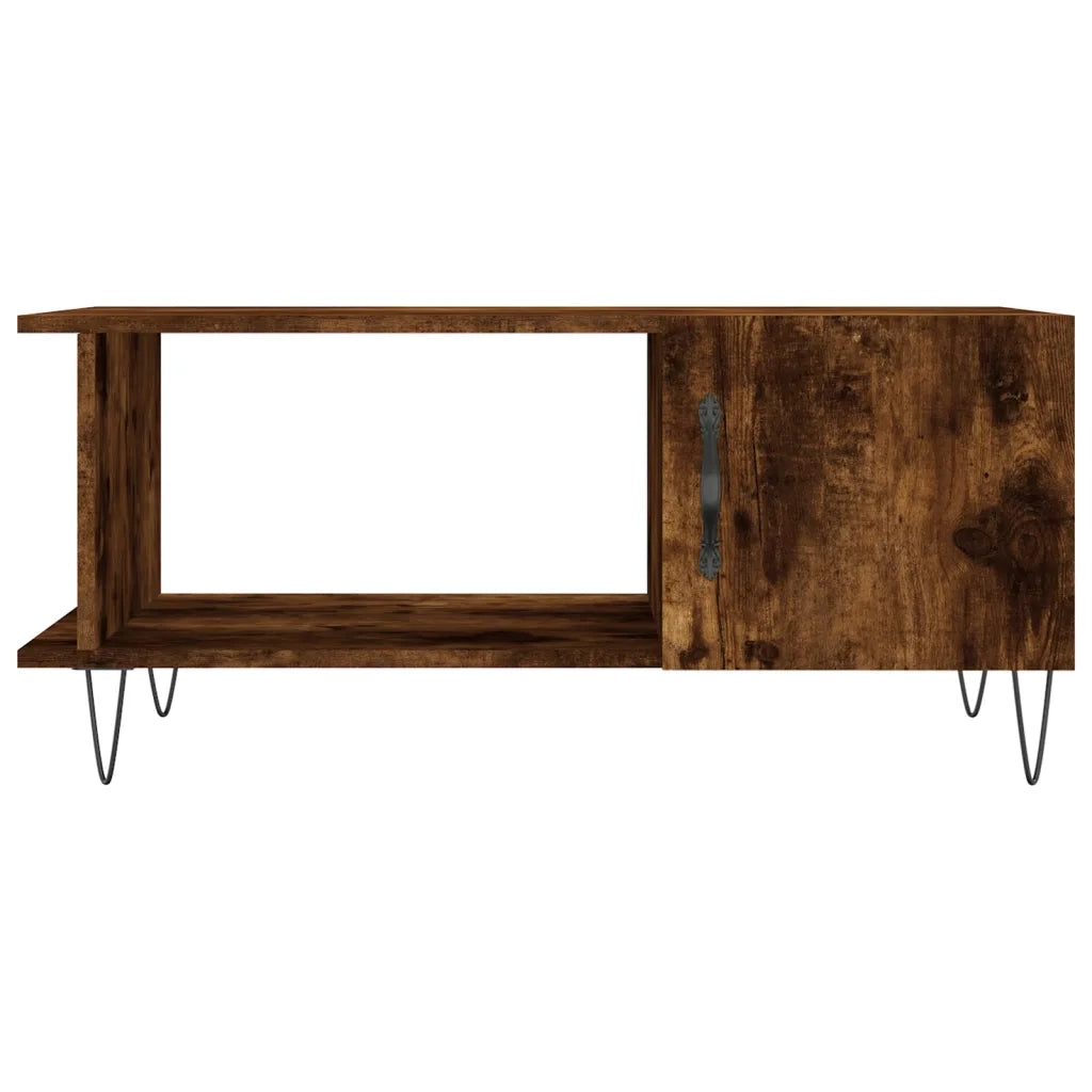 Tavolino da salotto | Tavolino da caff¨¨ | Tavolino da Soggiorno Rovere Fumo 90x50x40cm in Legno Multistrato