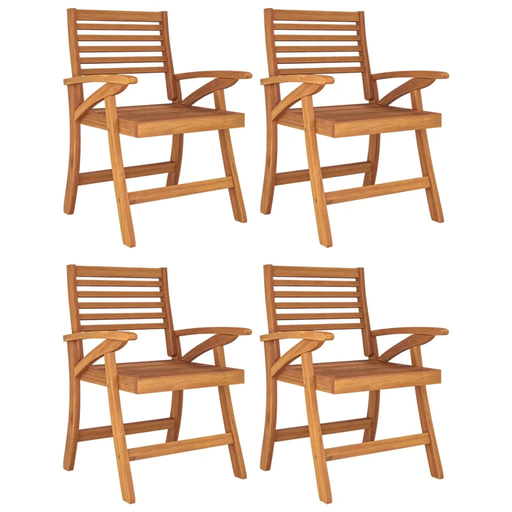 Set da Pranzo per Giardino 5 pz in Legno Massello di Acacia 3156858