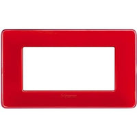 Placca Bticino Matix 4 moduli corallo AM4804CRD