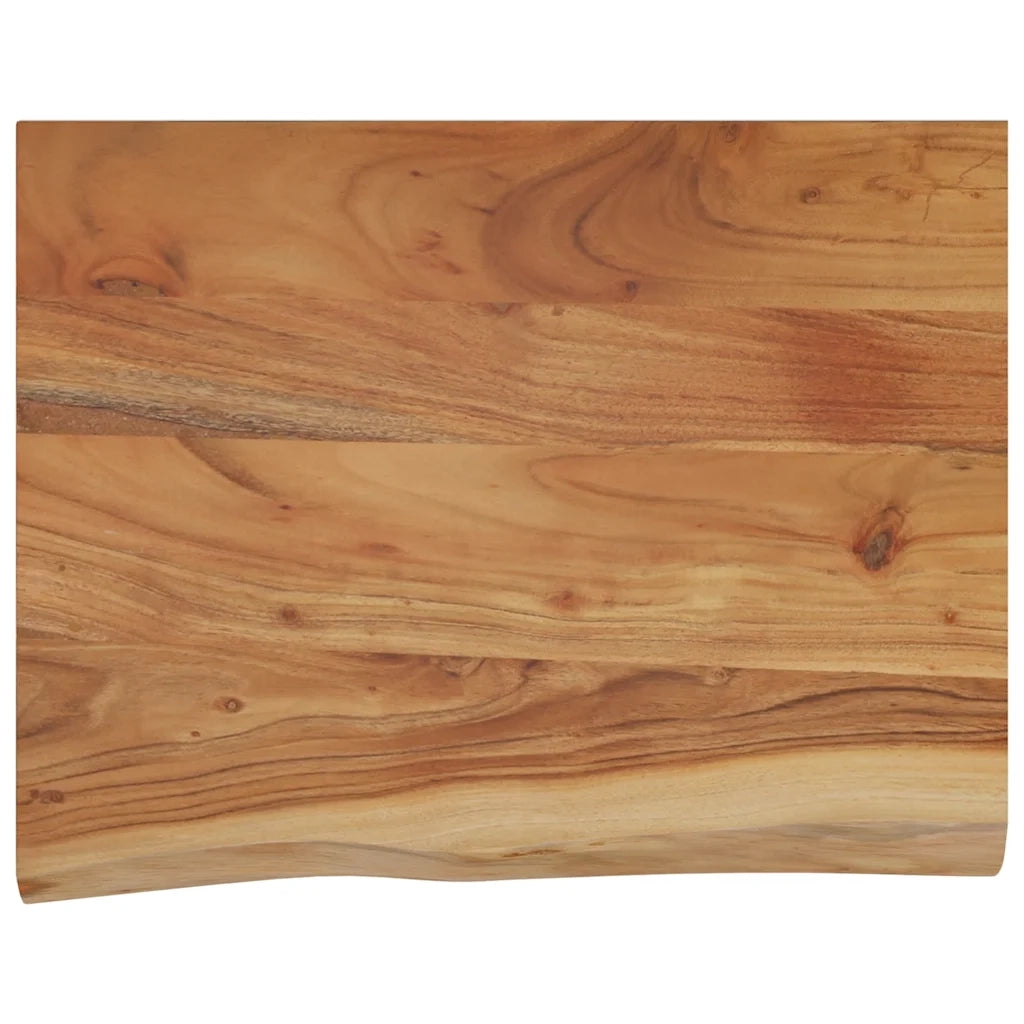 vidaXL Mensola a Muro 50x40x3,8cm Rettangolare Legno Acacia Bordi Vivi