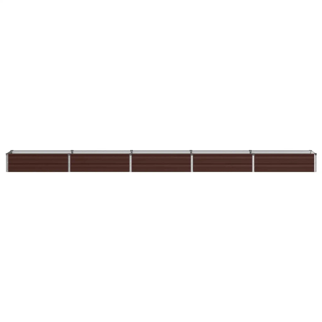 Letto rialzato da giardino Marrone 400 x 40 x 24 cm 8006355