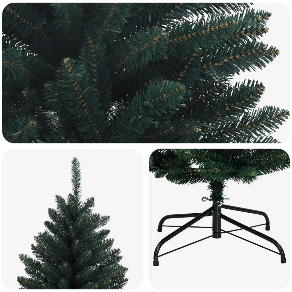 Albero di Natale Artificiale con Rami Pieghevoli 180 cm PVC 42054530
