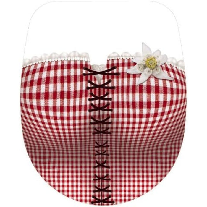 Sanitop-wingenroth, sedile copri-wc, motivo: dirndl con fast fix