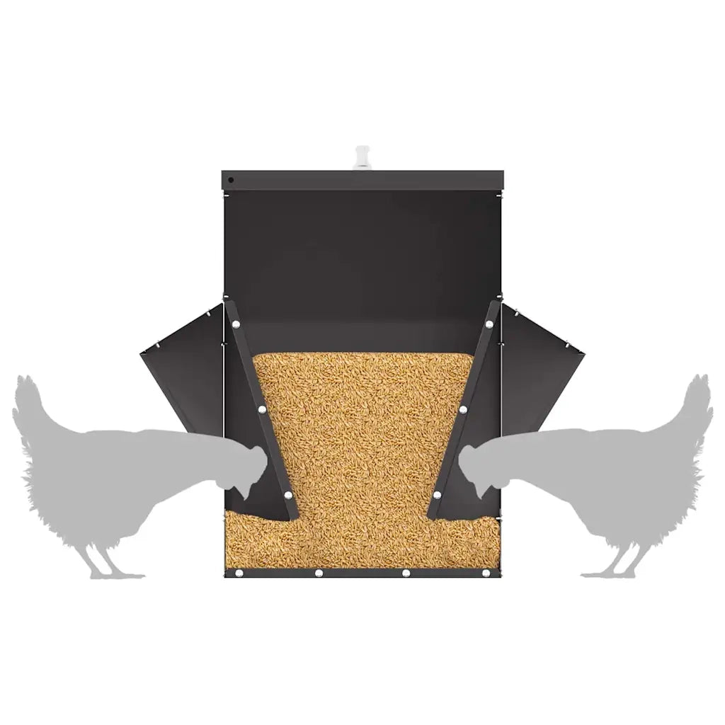 Feeder per pollo Nero 40,5 x 45 x 41 cm CFW7152758