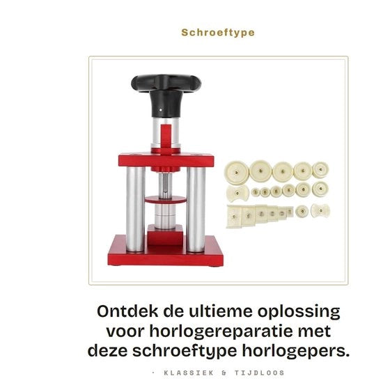 Strumenti di riparazione orologeria a tipo a vite - Chiusura sicura - 20 matrici - Utilizzo professionale - Adatto per orologi