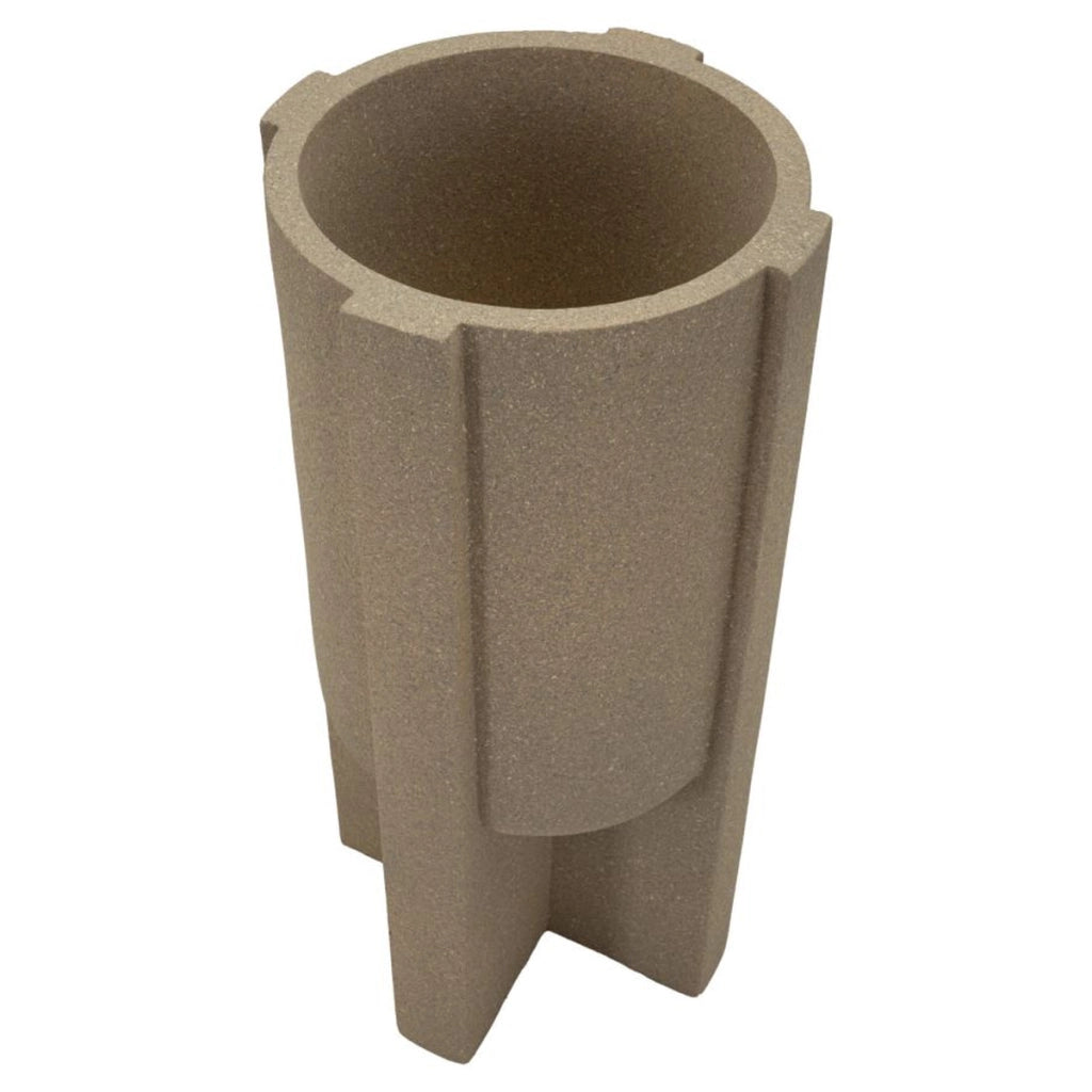 Vaso per Piante VKH1038, Marrone, Poliresina, 39x39x80,5 cm