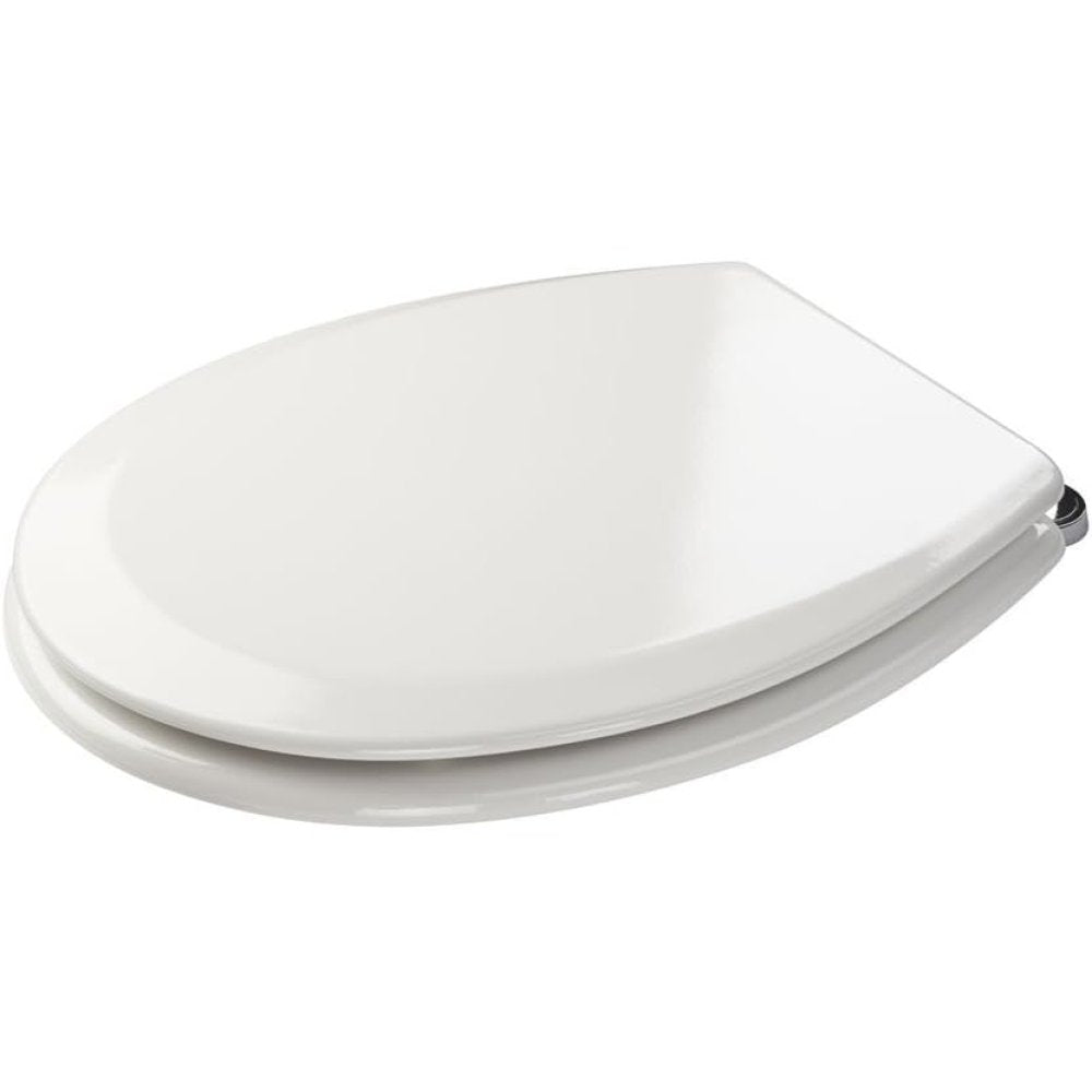 Croydex - sedile wc ripley, smussato, colore bianco