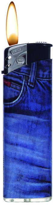 ACCENDINO ELETTRONICO JEANS DL  Fantasie assortite 50.00 pz