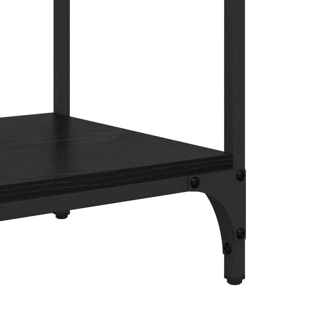 Tavolo consolle con cassetto Rovere Nero 100 x 34,5 x 75 cm