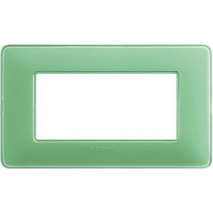 Placca Bticino Matix 4 moduli tè verde AM4804CVC