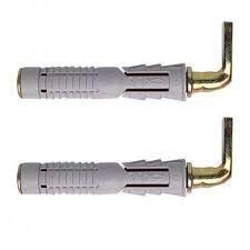 Fissa scaldabagni con tassello d .10 x 95 pz.2