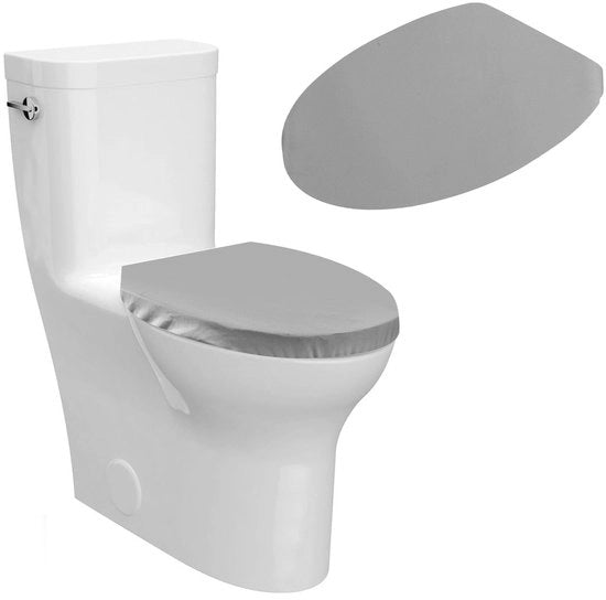 Bracciale per il water - con bordo elastico - per coperchi di wc standard - in poliestere resistente - protezione comoda