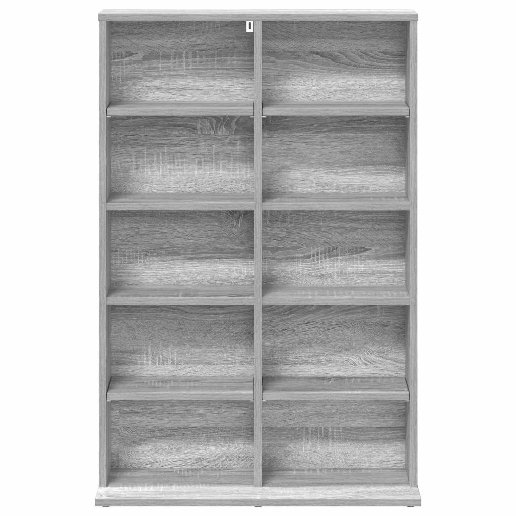 Mobile per CD Sonoma grigio 65 x 23,5 x 97,5 cm 8012684