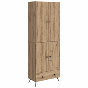 Set di armadi 2 pcs Rovere Artigianale Legno ingegnerizzato