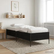 Struttura del letto Rovere Nero 80 x 200 cm 8009123