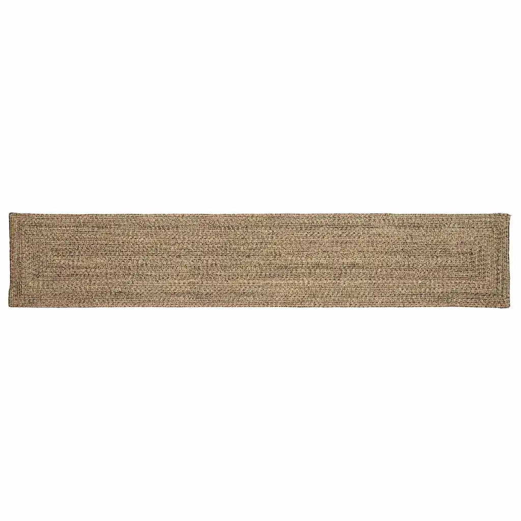Tappeti per area Naturale e Nero 60 x 400 cm Juta