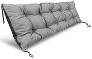 AIO FACTORY Cuscino da giardino impermeabile grigio 150x50 cm per panca/altalena