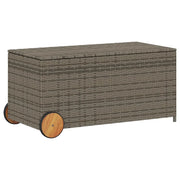 Contenitore da Giardino con Ruote Grigio 190L in Polyrattan CFW2445477