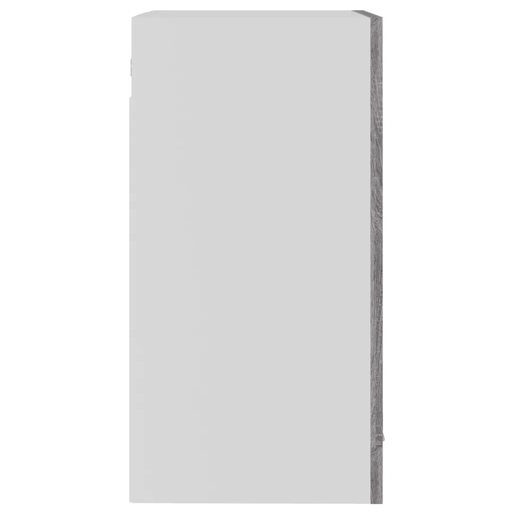 Mobile Pensile Vetro Grigio Sonoma 40x31x60cm Legno Multistrato cod mxl 71198