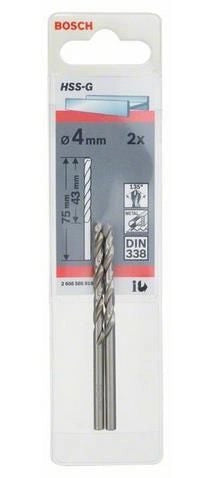 Bosch 2 608 585 916 punta per trapano Punta per trapano elicoidale 2 pz