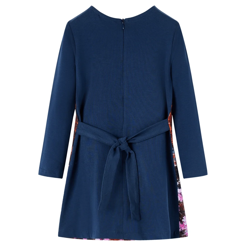 Abito da Bambina a Maniche Lunghe Blu Marino 140cod mxl 132187