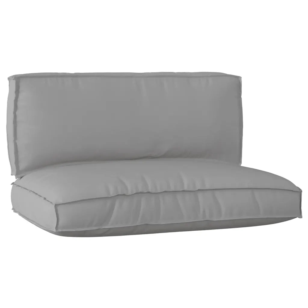 Set di Cuscini per Pallet 2 pcs Grigio Tessuto Oxford 3329080