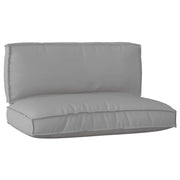 Set di Cuscini per Pallet 2 pcs Grigio Tessuto Oxford 3329080