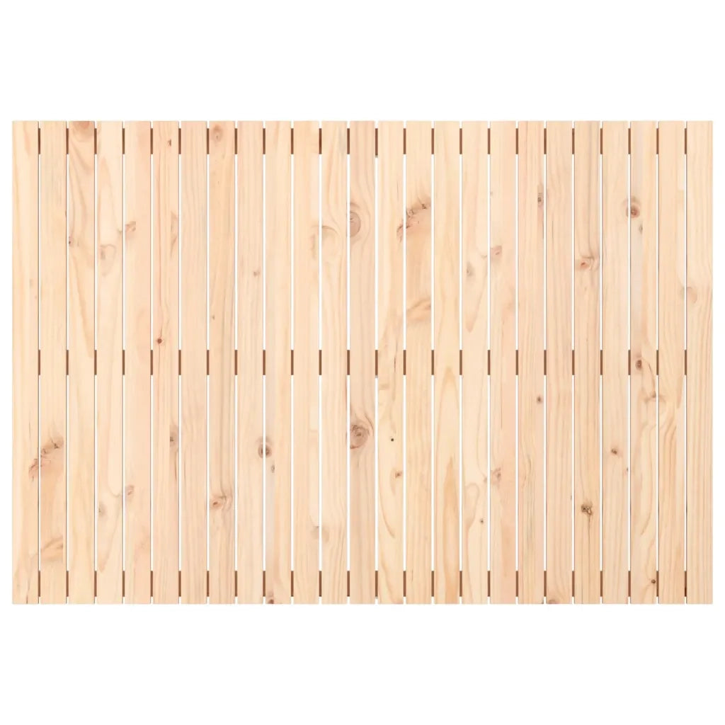 Testiera da Parete 159,5x3x110 cm in Legno Massello di Pino
