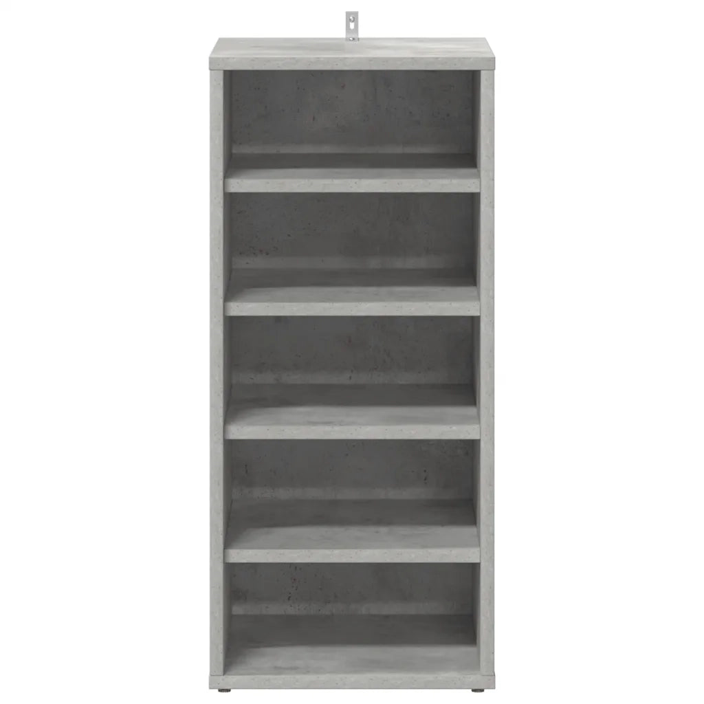 Scarpiere 2 pz Grigio Cemento 31,5x35x70 cm in Truciolato 808990