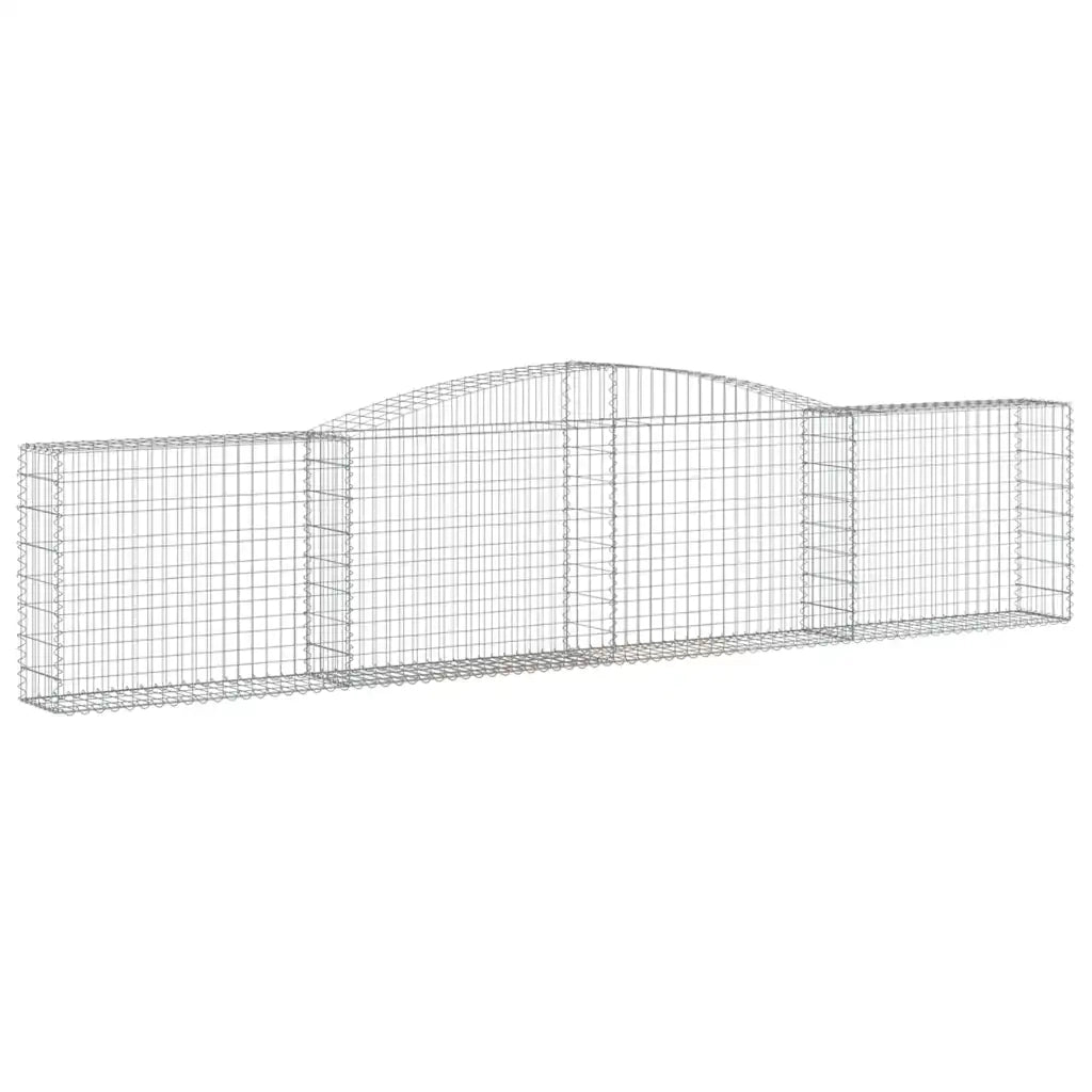 Cesti Gabbioni ad Arco 20 pz 400x30x80/100 cm Ferro Zincatocod mxl 124084